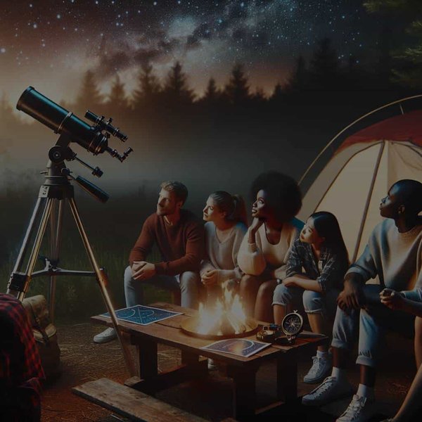 Quels sont les points essentiels pour une séance d'astronomie réussie en camping?