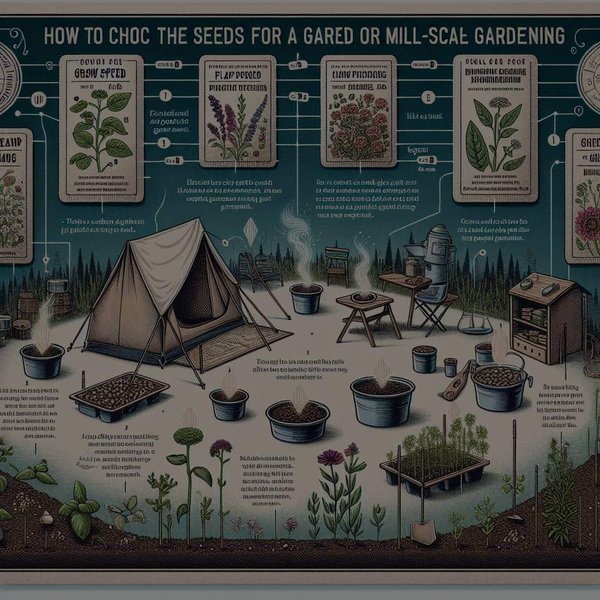 Comment choisir les meilleures graines pour un micro-jardin de camping?