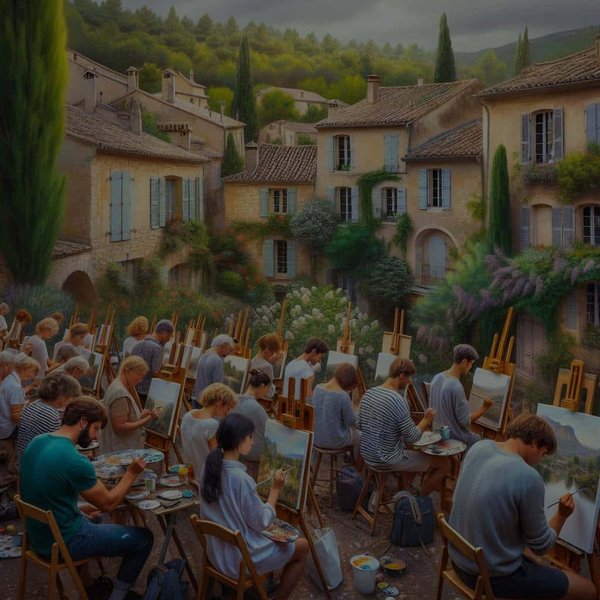 Où trouver des cours de peinture en plein air dans les villages pittoresques de Provence ?